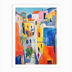 Pompeii Italy 2 Fauvist Painting Art Print