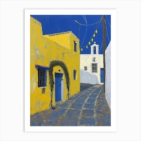 Yellow Street Art Print