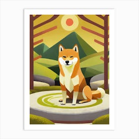 Shiba Inu 4 Art Print