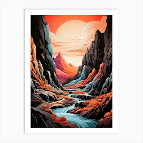 'River Valley' Art Print