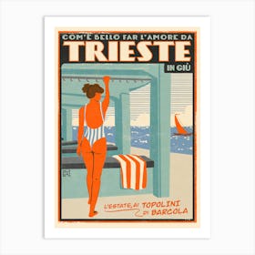 Trieste Travel Poster Art Print