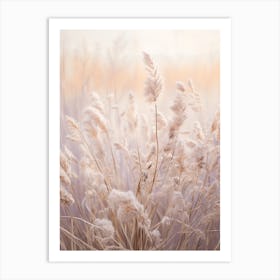 Boho Dried Flowers Lavender 3 Art Print