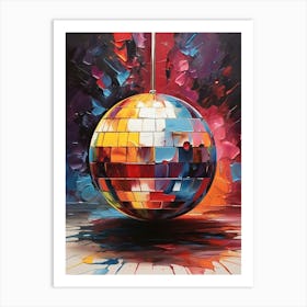 Disco Ball art print 3 Art Print