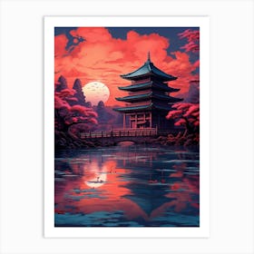 Japanese Pagoda 30 Art Print