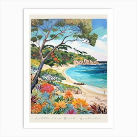 Poster Of Little Cove Beach, Australia, Matisse And Rousseau Style 4 Art Print