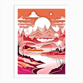 Abstract Landscape 3 Art Print