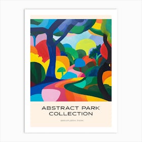 Abstract Park Collection Poster Ibirapuera Park Salvador 2 Art Print