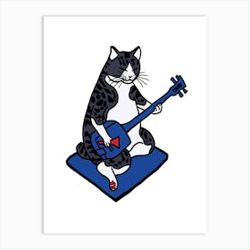  Japanese Cat Art Print