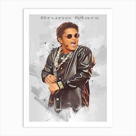 Bruno Mars Art Print