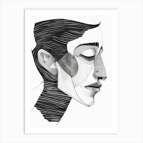 Portrait Of A Woman 515 Art Print