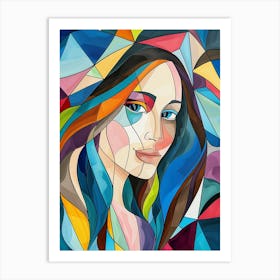 Abstract Of A Woman 6 Art Print