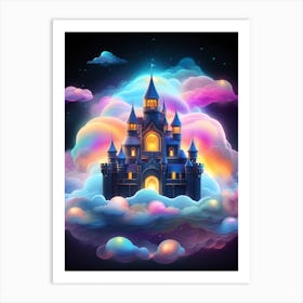 Castle In The Clouds 8 Art Print