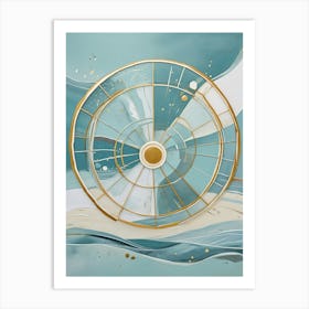 Ocean Wheel no3 Poster