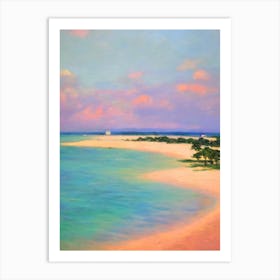 Palawan Beach Sentosa Island Singapore Monet Style Art Print