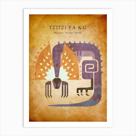 Tzitzi Ya Ku Vintage Art Print