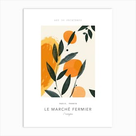 Oranges Le Marche Fermier Poster 2 Art Print