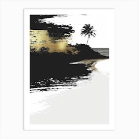 Black And White Painting 7 Art Print