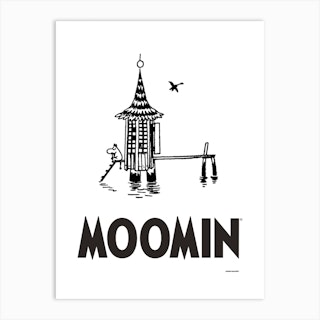 The Moomin Drawings Collection Moomin Cover Art Print