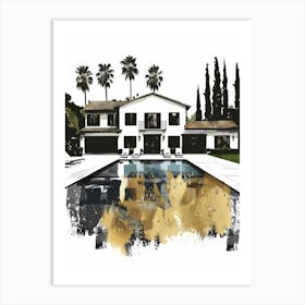 California House 5 Art Print