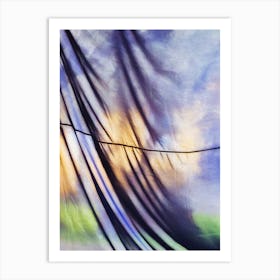 Curtained Art Print