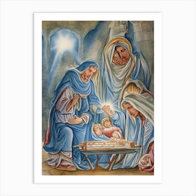 Nativity Scene 6 Art Print