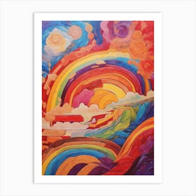 Rainbow In The Sky Art Print