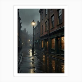 Wet Street Art Print