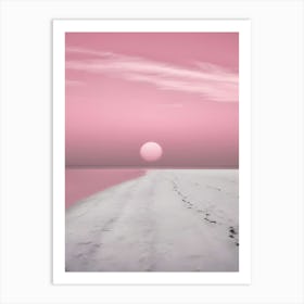 Pink Sunset Art Print