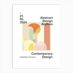 Abstract Design Archive Poster 49 Art Print