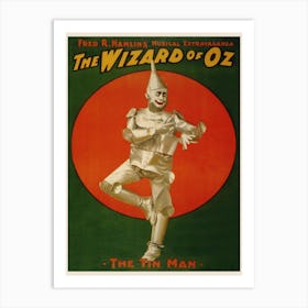 The Wizard Of Oz Vintage Poster Art Print