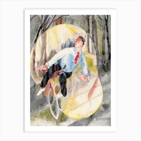 In Vaudeville, The Bicycle Rider (1919), Charles Demuth Art Print