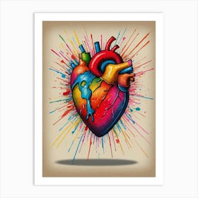 Heart Of Gold Art Print