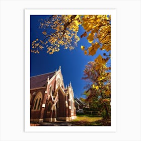 Autum Church Art Print