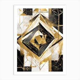 Geometric Abstract Painting Art Print