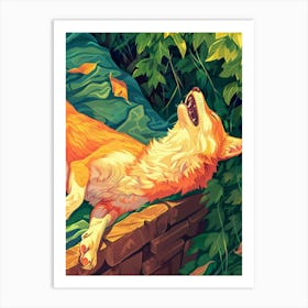 Corgi 1 Art Print