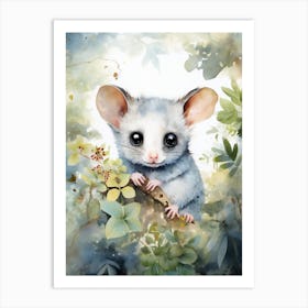 Adorable Chubby Baby Possum 4 Art Print