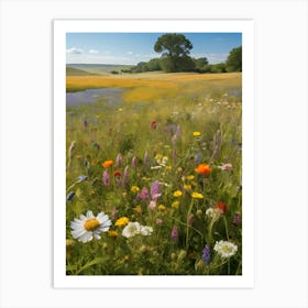 Wildflower Meadow 1 Art Print