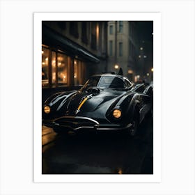 Batman Batmobile 1 Art Print
