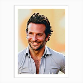 Bradley Cooper Retro Collage Movies Art Print