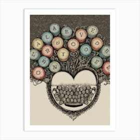 Every Day Is Valentines Day Art Print