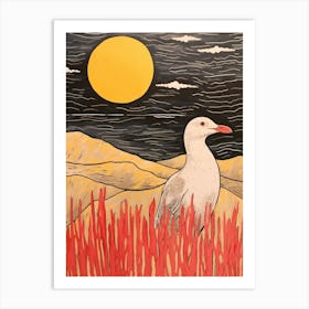 Bird Illustration Albatross 3 Art Print