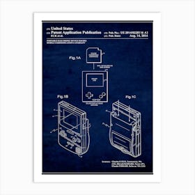 Handheld Color Game Console 2014 Art Print