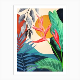 Abstract Tropical Art 13 Art Print