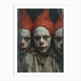 Clowns Art Print