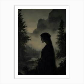 Dark Gothic Gloomy Night Art Print