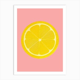 Lemon Slice Art Print