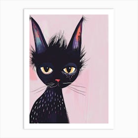 Black Cat 52 Art Print