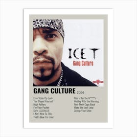 Gang Culture 2004 Poster Art Print