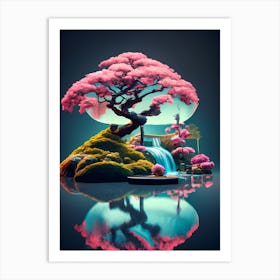 Sakura Tree Art Print