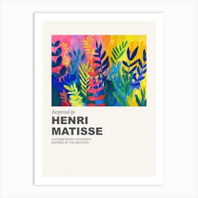 Museum Poster Inspired By Henri Matisse 6 Art Print